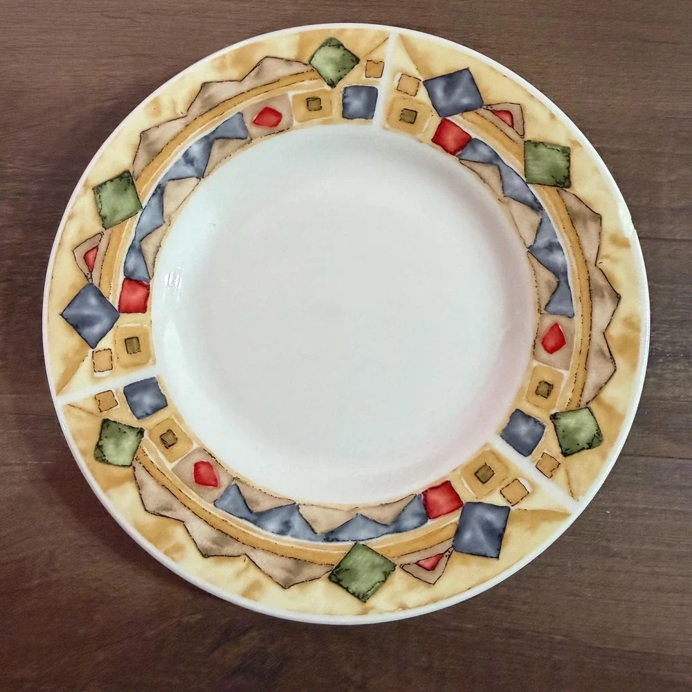 4 Sakura Bella Saucer VTG Majesticware Paula Zanger 6.5